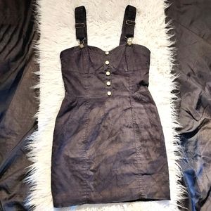 3/$30 Faux Suede H&M Overall Dress